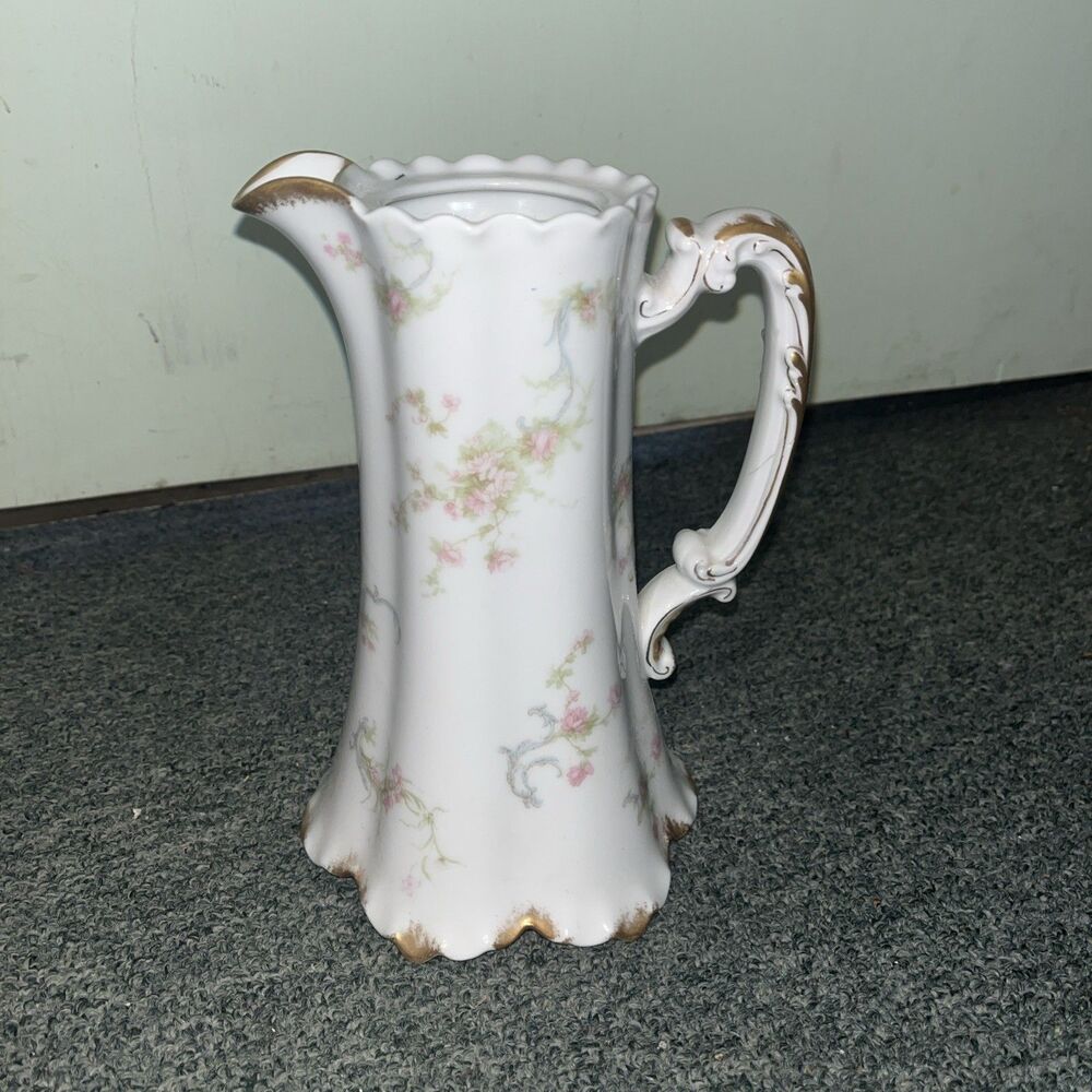 Beautiful LIMOGES HAVILAND Gold Baltimore Rose 1151b CHOCOLATE POT - NO LID